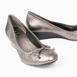 New Cole Haan "Air Tali" Wedge Pump in Pewter  (Women's 8 1/2 AA)